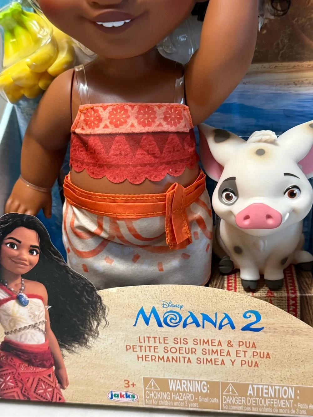 Disney Moana 2 Little Sis Simea & Pua Doll Set Accessories jackks pacific